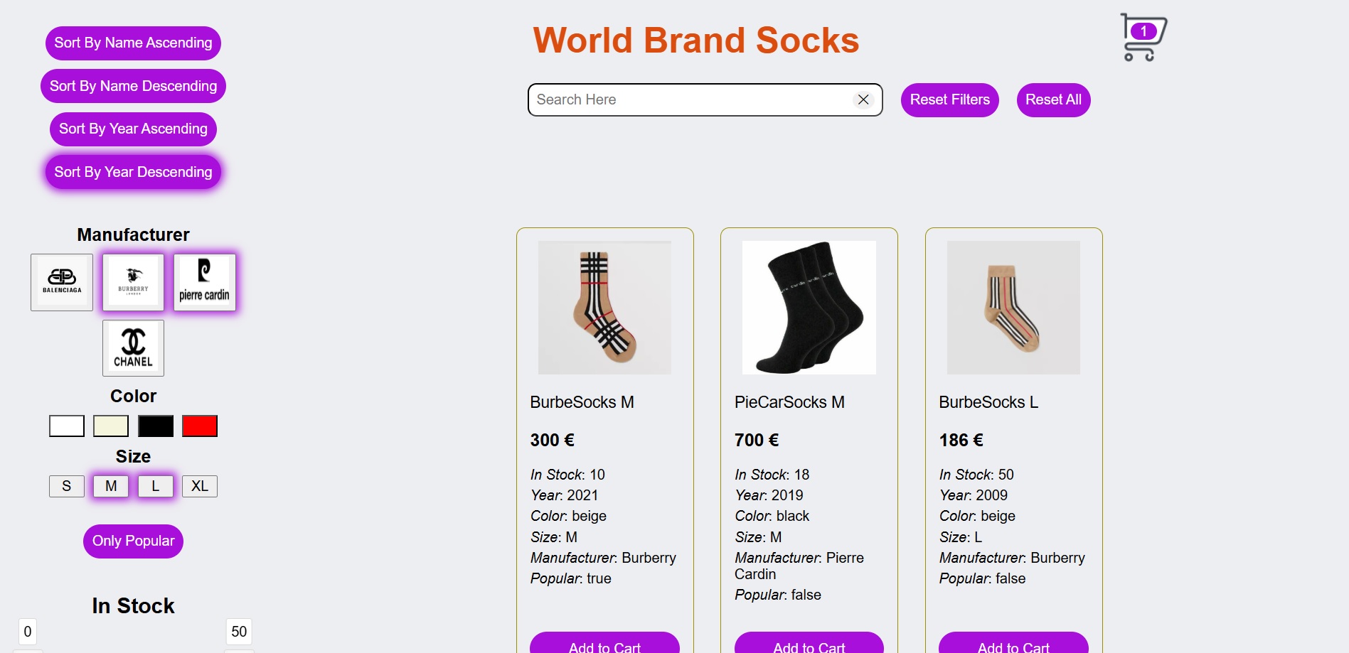 Online Store preview